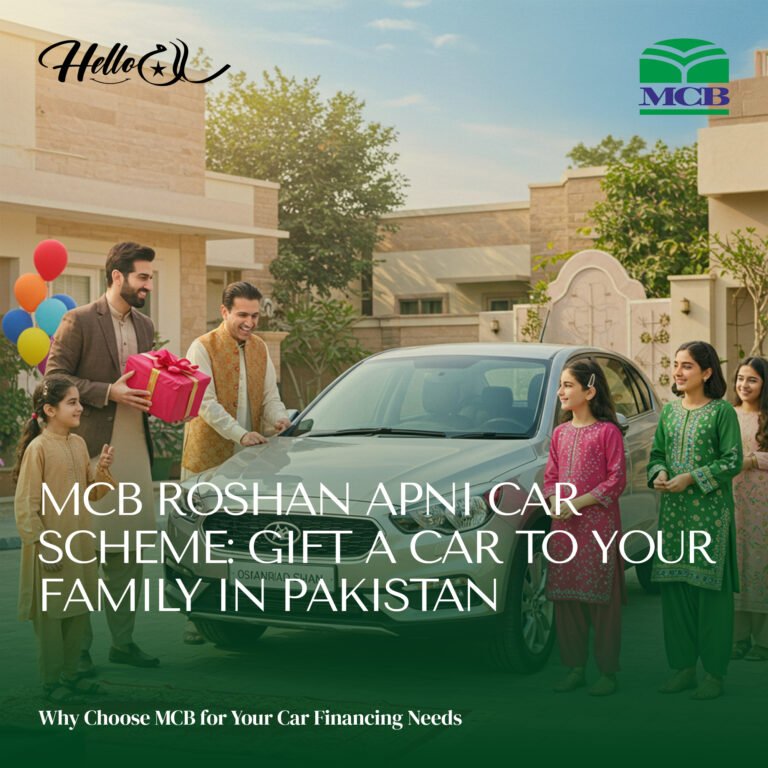MCB Roshan Apni Car Scheme - Hello Salam Pakistan