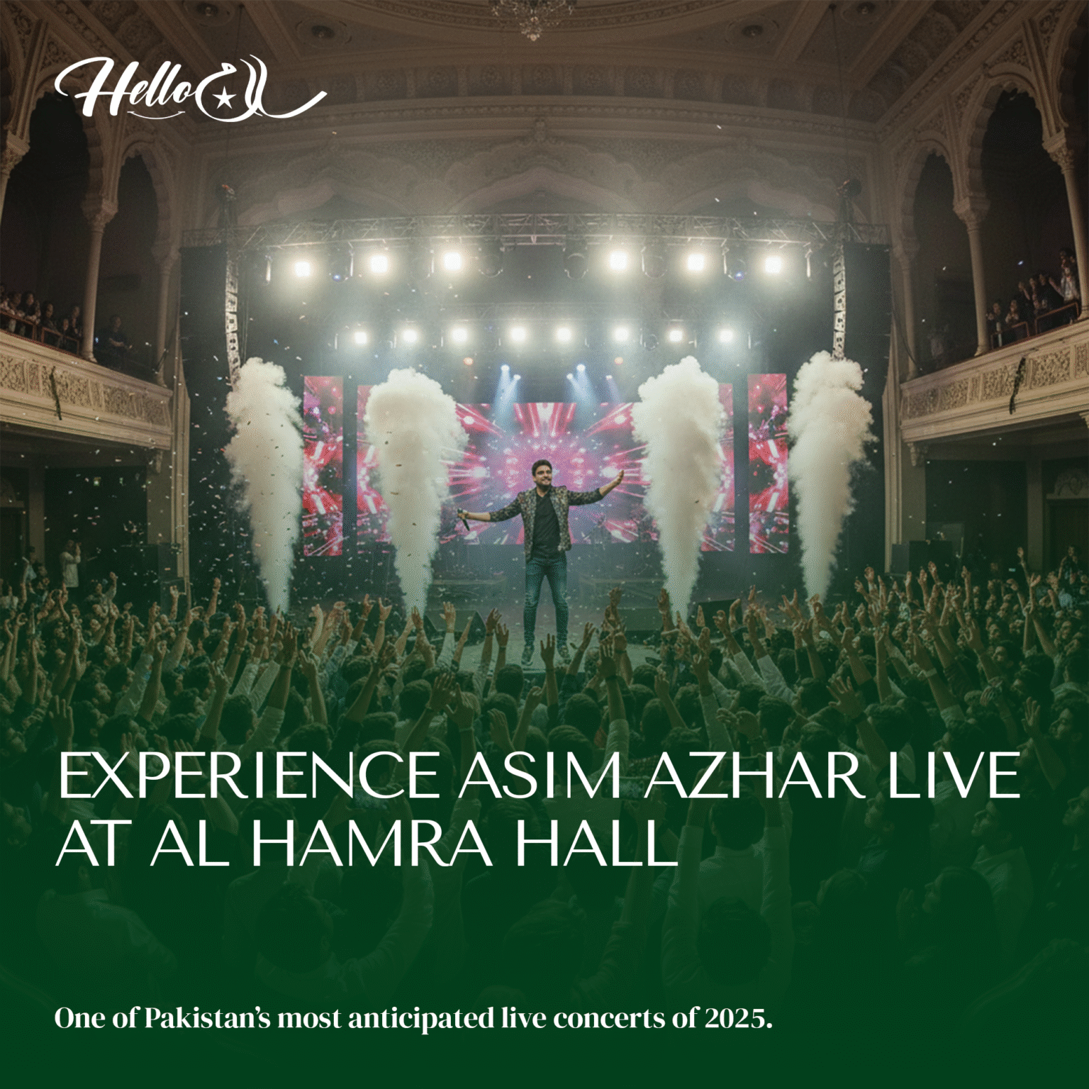 Asim Azhar Live Concert| Lahore - Hello Salam Pakistan