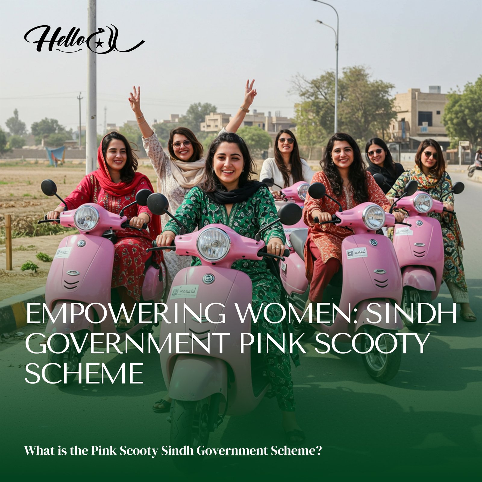 Sindh Government pink scooty scheme