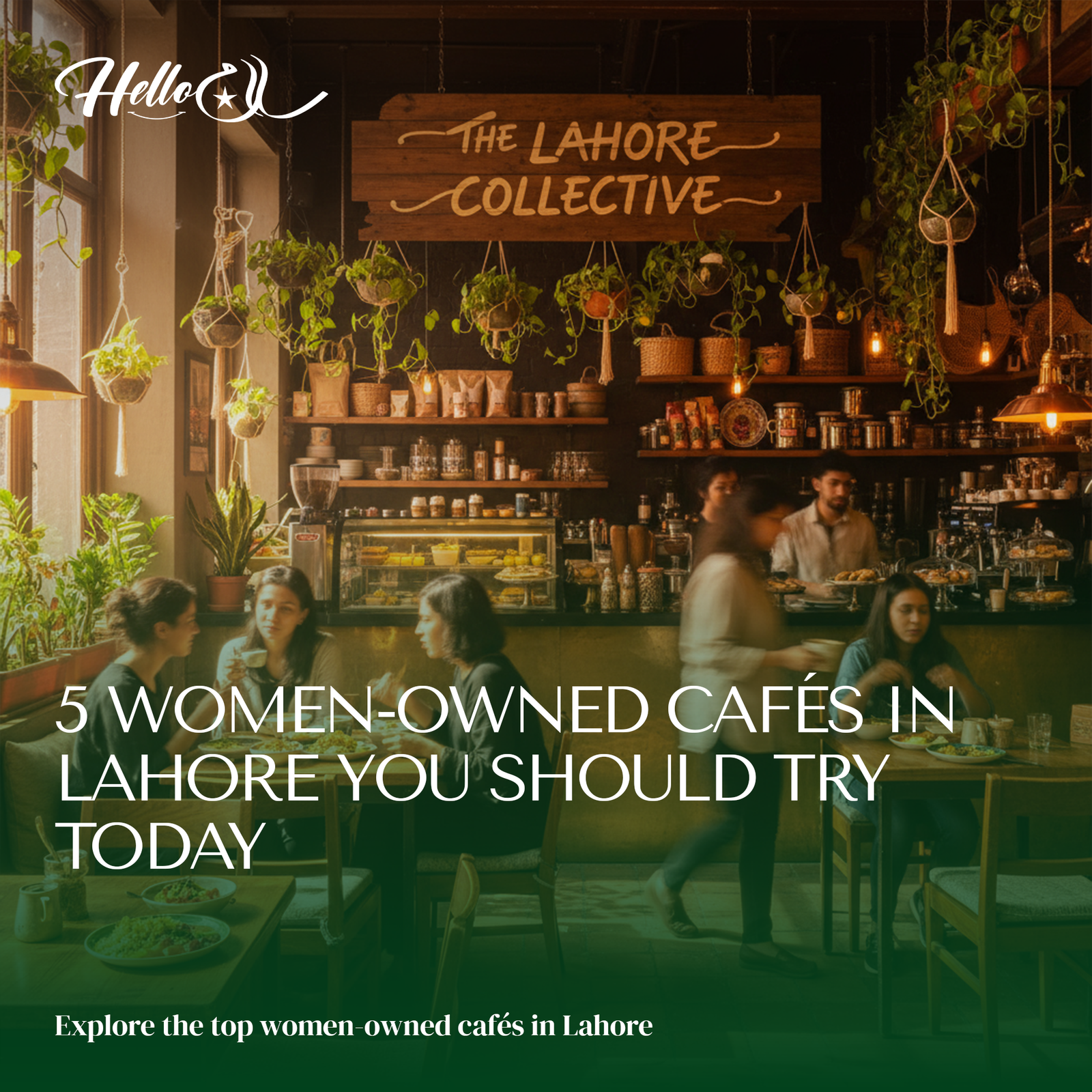 5 women owned cafes in lahore