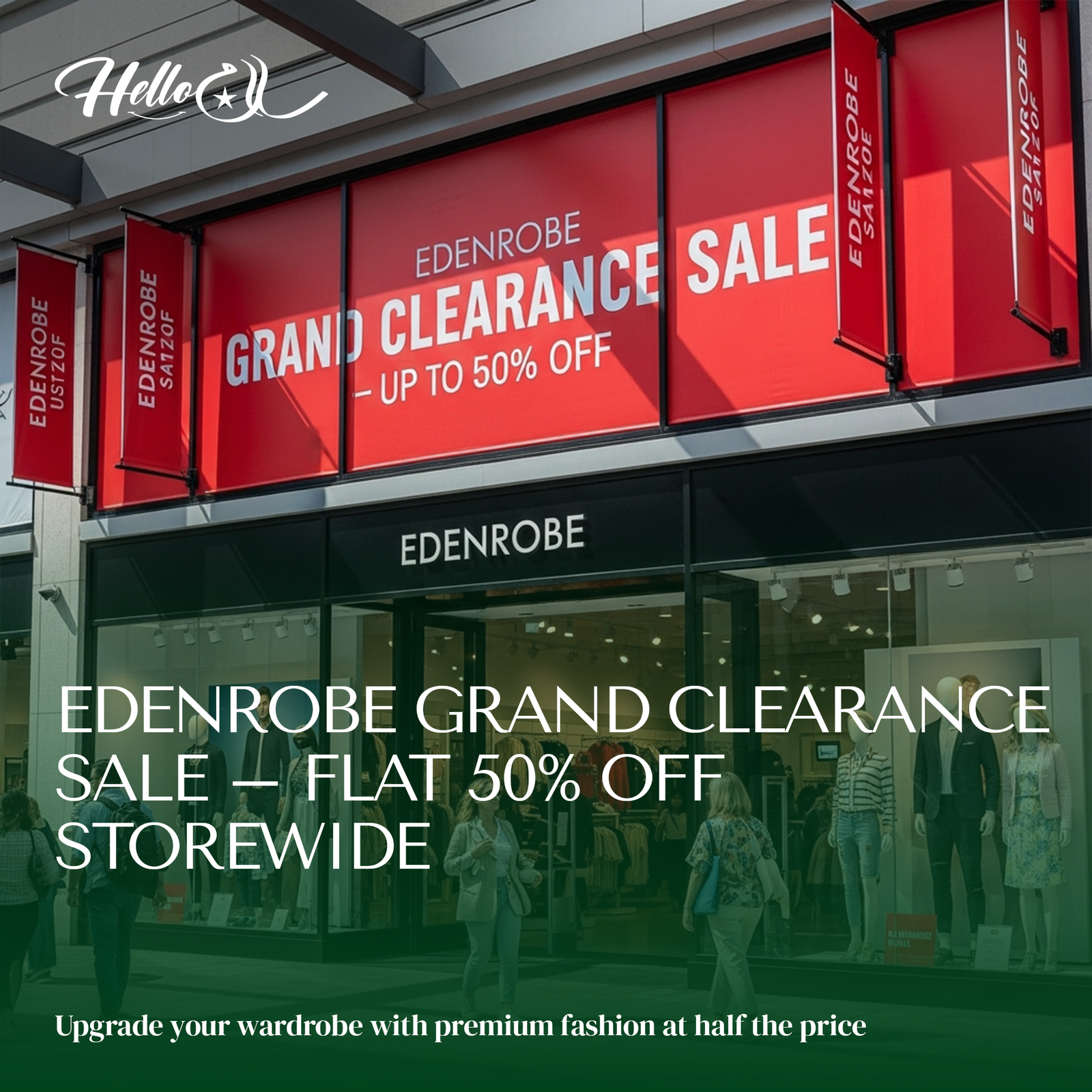 Eden robe grand clearance sale