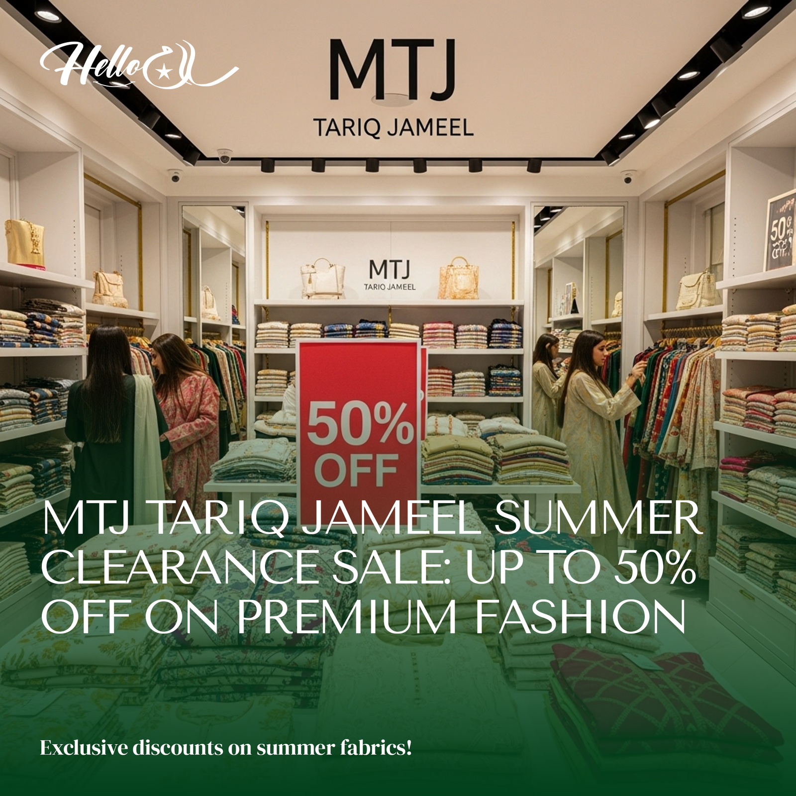 MTJ summer clearance sale