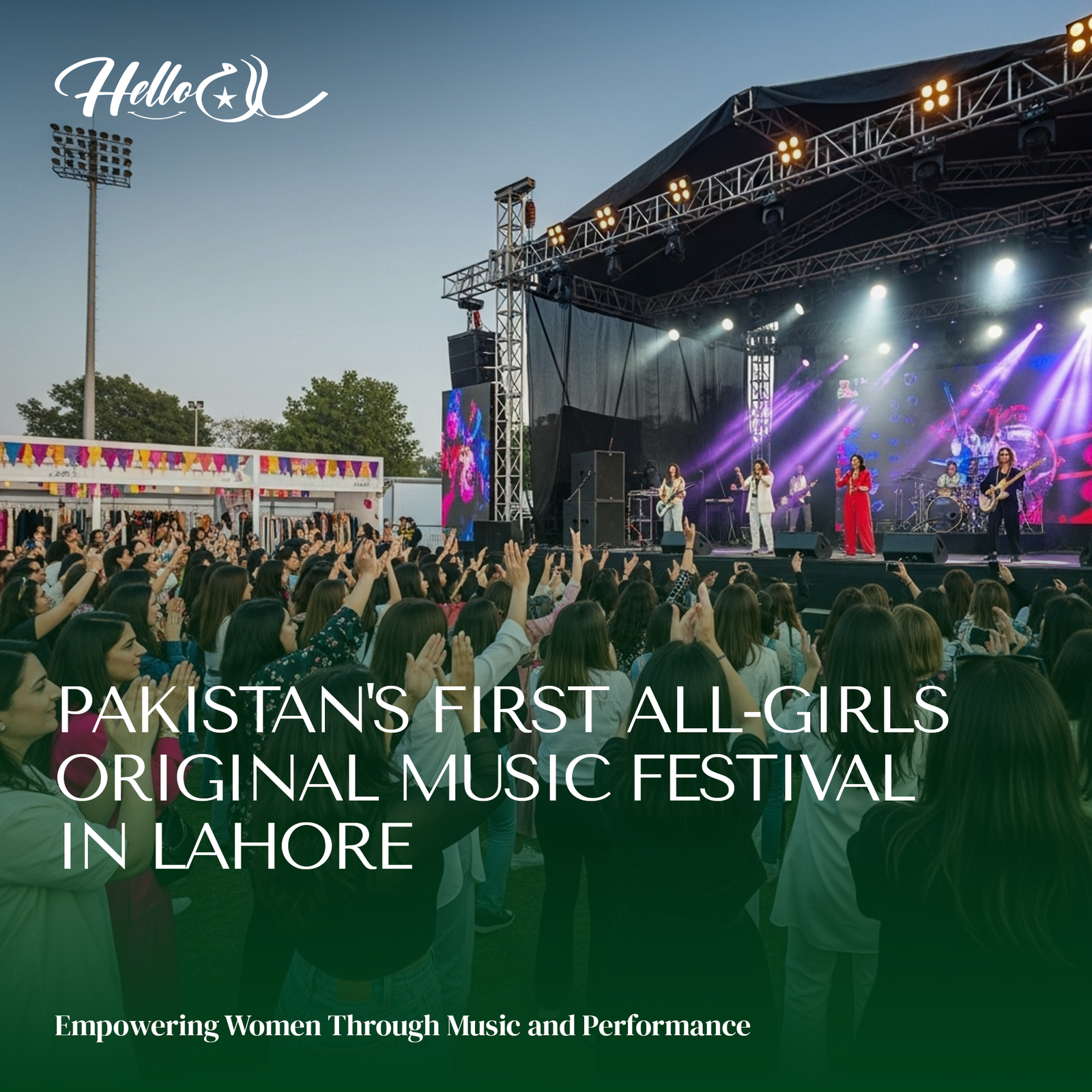 pakistans first all girls concert