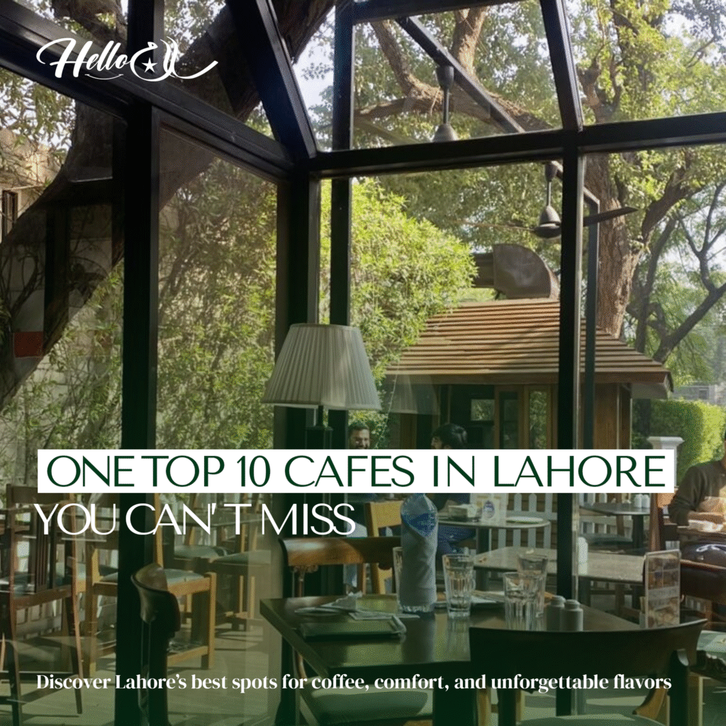 Top10 cafes in lahore