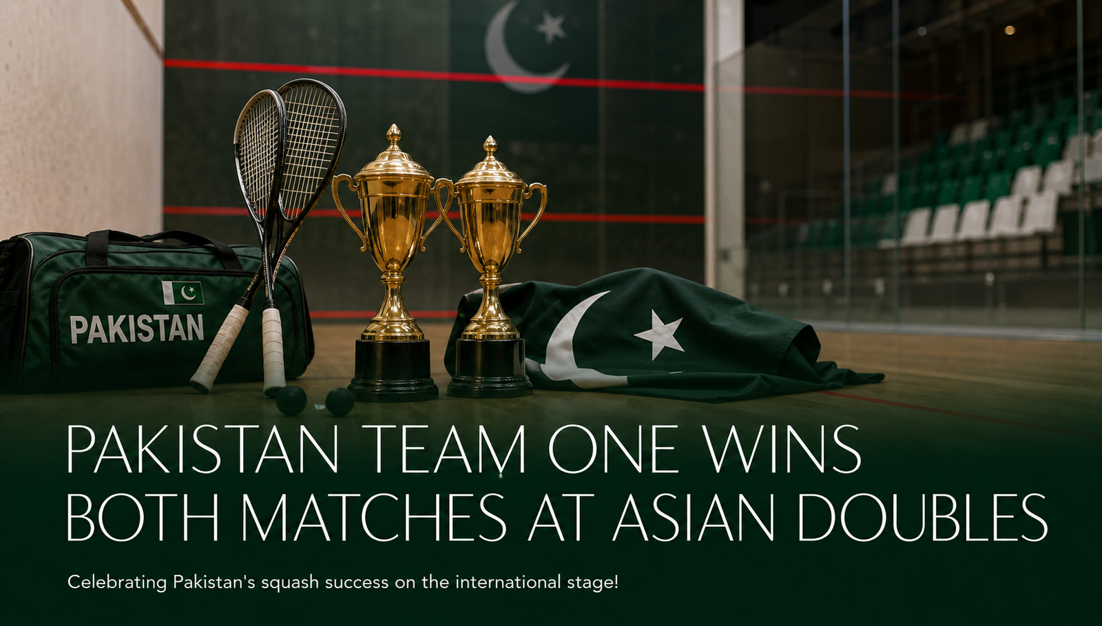 Pakistan Team One Wins Both Matches At Asian Doubles Squash Championship