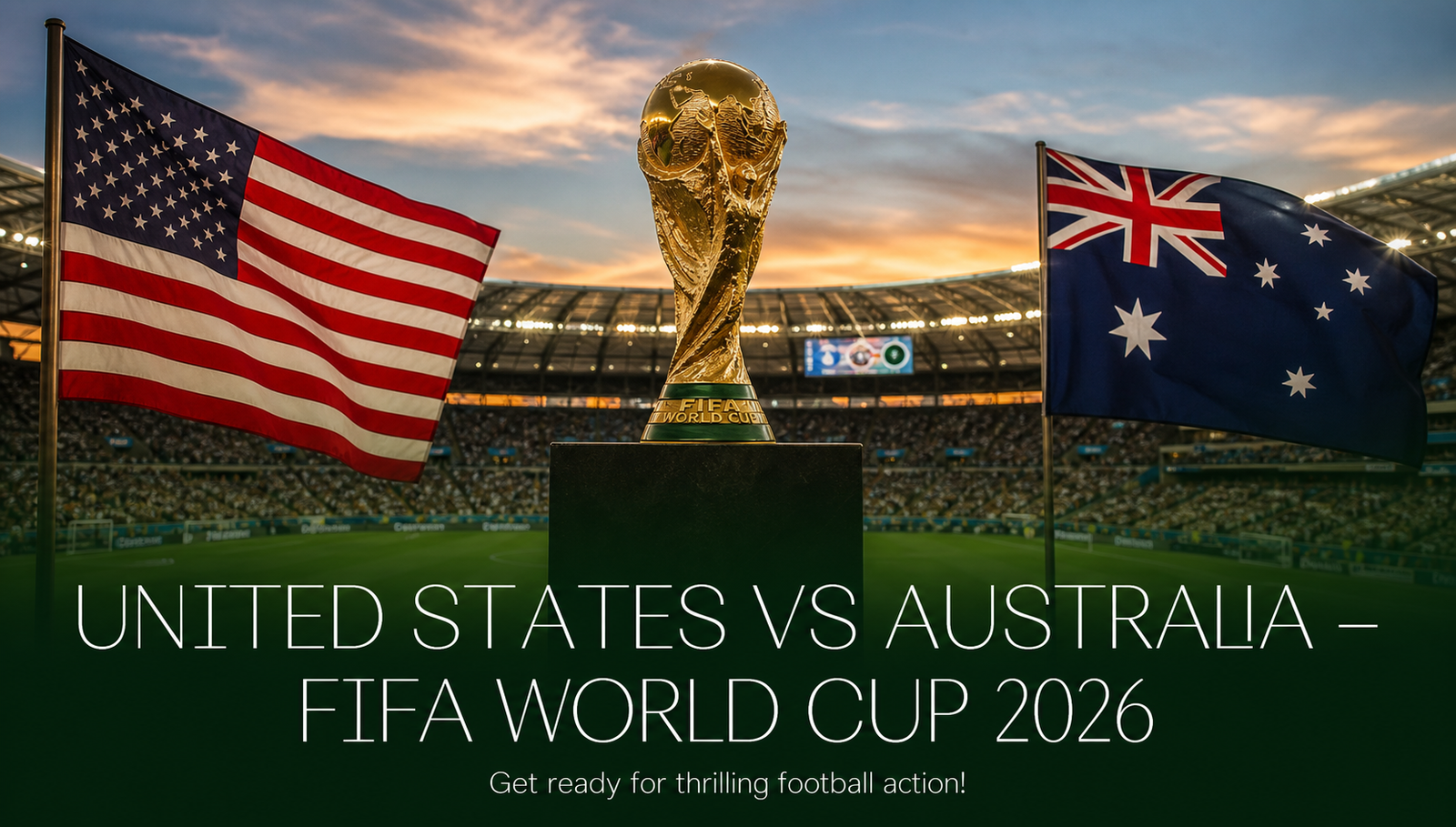United States vs Australia — FIFA World Cup 2026