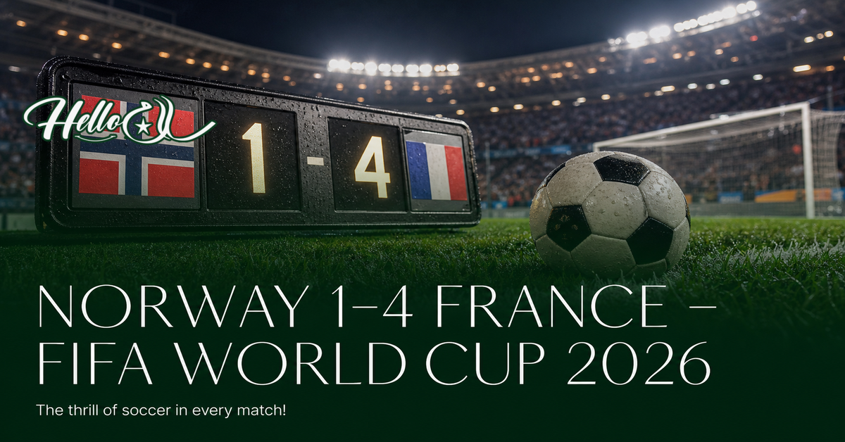Norway 1-4 France — FIFA World Cup 2026