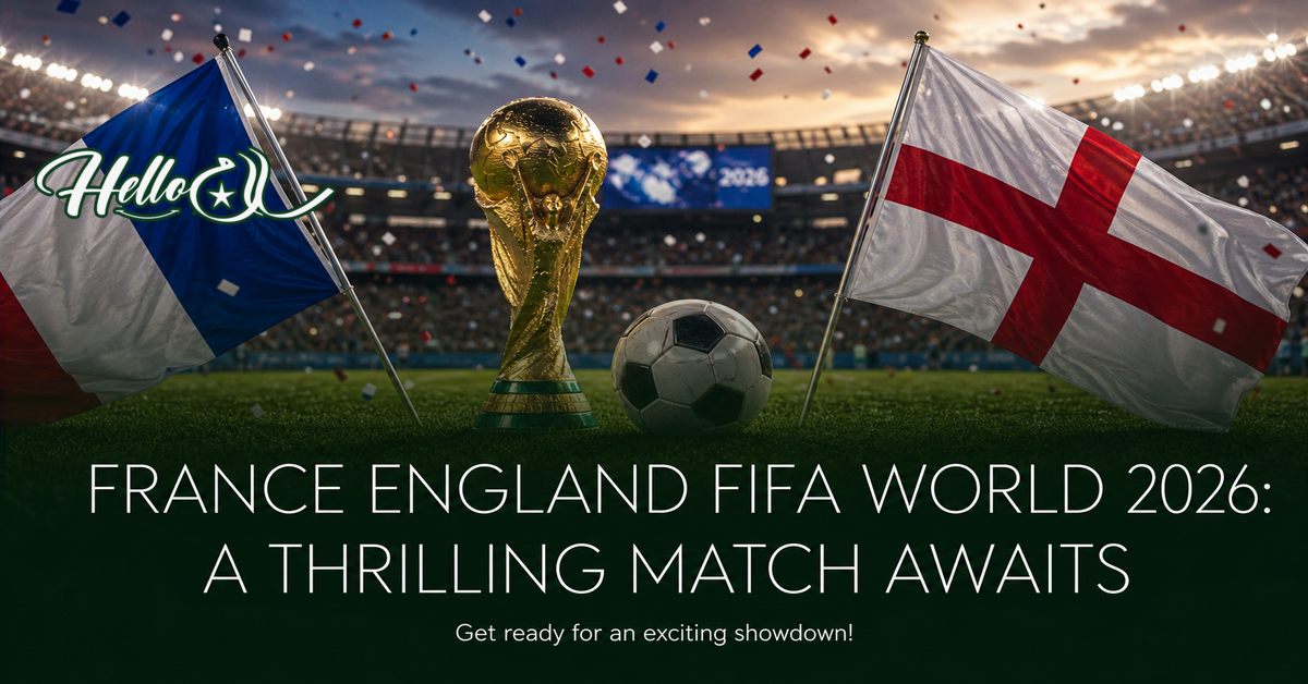 France vs England — FIFA World Cup 2026