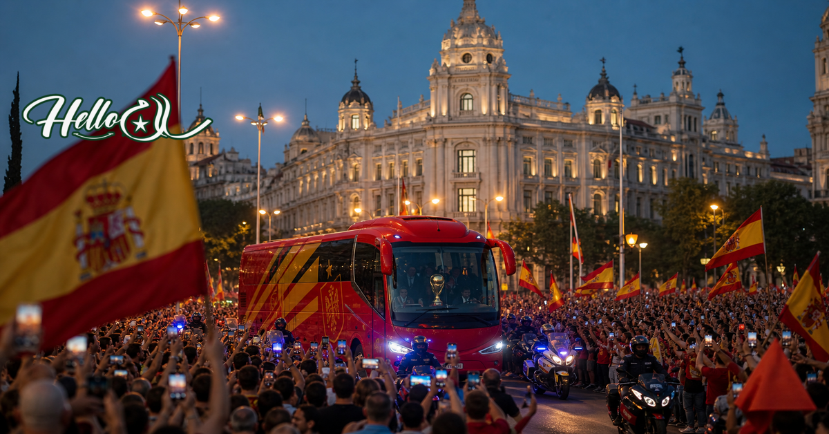 Spain’s national team returns to Madrid after winning the 2026 World Cup
