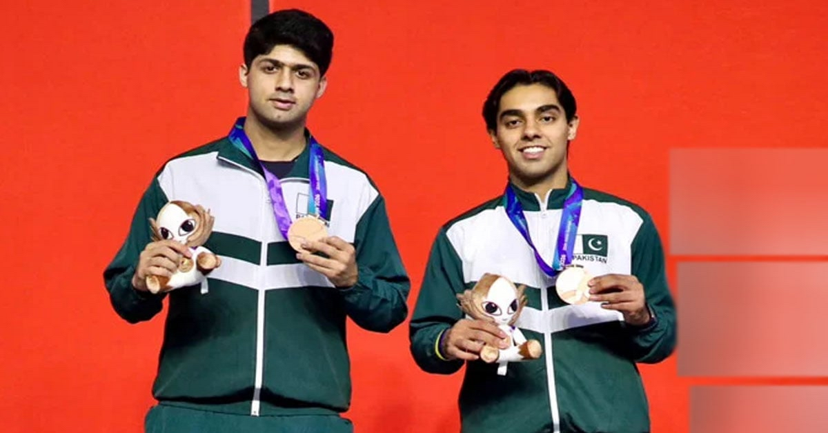 Asian Games 2026: Noor Zaman beats Ashab Irfan in All-Pakistan Squash third-place match