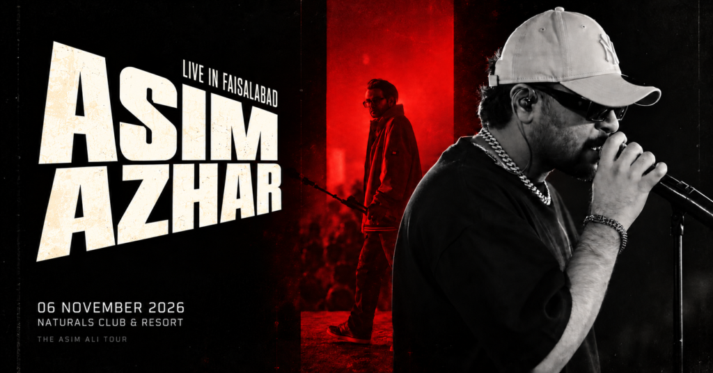 Asim Azhar Concert Faisalabad 2026: Asim Ali Tour Tickets, Date and Venue